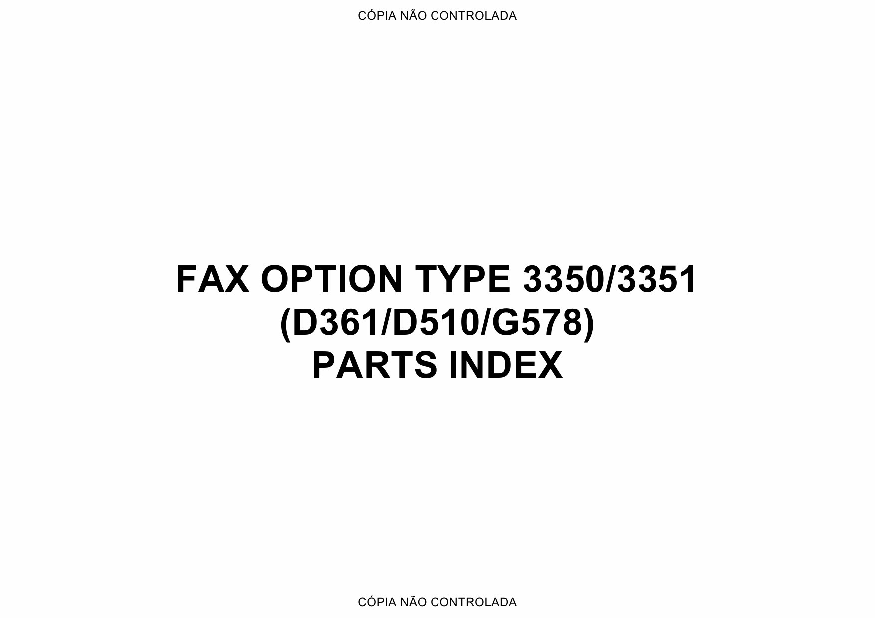 RICOH Options D361 D510 G578 FAX-OPTION-TYPE-3350-3351 Parts Catalog PDF download-5